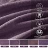 Madison Park 800GSM Bathroom Towel Set of 8 100% Cotton Bath Towel Set for Bathroom Luxurious Highly Absorbent 2 Bath Towels 2 Hand Towels 4 Washcloths Quick Dry Spa Quality Purple view 3