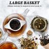 Extra Fine 18/8 Stainless Steel Tea Infuser Mesh Strainer with Large Capacity & Perfect Size Double Handles for Hanging on Teapots, Mugs, Cups to Steep Loose Leaf Tea and Coffee view 2