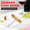 Chef Craft Select Corkscrew with Wooden Handle, 4 inch, Natural view 2