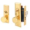 Prime-Line SE 26000 Diecast Single Cylinder Entry Door Mortise Lockset, 2-1/2 Inch Backset, Brass Finish (Single Pack) view 1