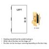 Prime-Line SE 26000 Diecast Single Cylinder Entry Door Mortise Lockset, 2-1/2 Inch Backset, Brass Finish (Single Pack) view 4