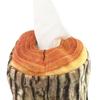 Pbao Baby Carrier Environment Friendly Natural Log Pattern Soft Portable Roll Tissue Box Cover Holder view 4