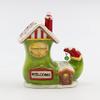 Cosmos Gifts 10940 Holiday Shoe House Figurine, 4-1/8-Inch view 2