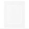 CleverDelights 6" White Cotton Hemstitch Cocktail Napkins - 12 Pack - 100% Cotton view 2