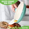 GreenLife Soft Grip Healthy Ceramic Nonstick 12" Frying Pan Skillet, PFAS-Free, Dishwasher Safe, Turquoise view 2