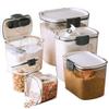 Progressive ProKeeper Baker's Airtight Kitchen Storage Canister Container Set for Flour, Sugar & More, Keeps Ingredients Fresh, with Accessories (Multicolor, 6- Piece) view 1