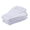 lasenersm 12Pcs/6 Pairs 8.27 Inches White Cotton Gloves Work Gloves One Size view 1