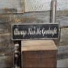 Always Kiss Me Goodnight Wood Sign - 7.25 x 36 Inches view 2