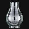B&P Lamp 2 Inch by 5 3/8 Inch Clear Glass Lamp Chimney for Vintage and Antique Style Lighting view 3