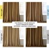 HPD Half Price Drapes Signature Velvet Thermal Blackout Curtains for Living Room 84 Inch Long (1 Panel) Rod Pocket Insulated Blackout Curtains for Bedroom Window Curtains, 50W x 84L, Amber Gold view 4