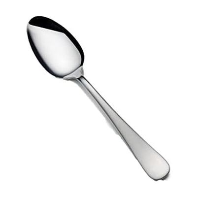 Gourmet Basics by Mikasa 5199212 Satin Symmetry Stainless Steel Teaspoon, Set of 10