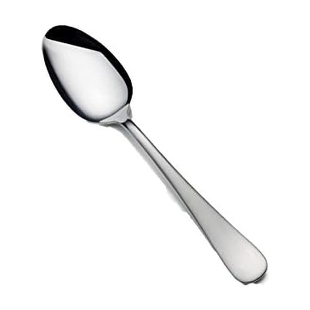 Gourmet Basics by Mikasa 5199212 Satin Symmetry Stainless Steel Teaspoon, Set of 10