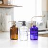 Clear Glass Pint Jar Soap and Lotion Dispenser with Metal Pump (Black/Dark Bronze) view 4