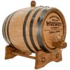 Personalized - Custom American White Oak Aging Barrel - Barrel Aged (3 Liters, Black Hoops) view 3