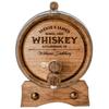 Sofia's Findings Personalized - Customized American White Oak Aging Barrel - Barrel Aged (2 Liters, Black Hoops) view 2