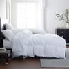 Down Alternative Comforter Queen Size - Fluffy Duvet Insert - Puffy Premium All Season Winter - Luxury Breathable Hotel Plush Comforter - Queen, White, 86x86 inches - Eco-Compressed Packing view 1