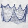 Bilipala Decorative Fish Netting, Fishing Net Decor, Ocean Pirate Beach Theme Party Decorations, Mediterranean Decor, Blue view 1
