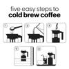 COFFEE BEAR  Cold Brew Coffee Maker and Iced Tea Brewer, Large 1.3L (44oz) Borosilicate Glass Pitcher with Reusable Mesh Filter, Easy to Clean, Dishwasher Safe view 4
