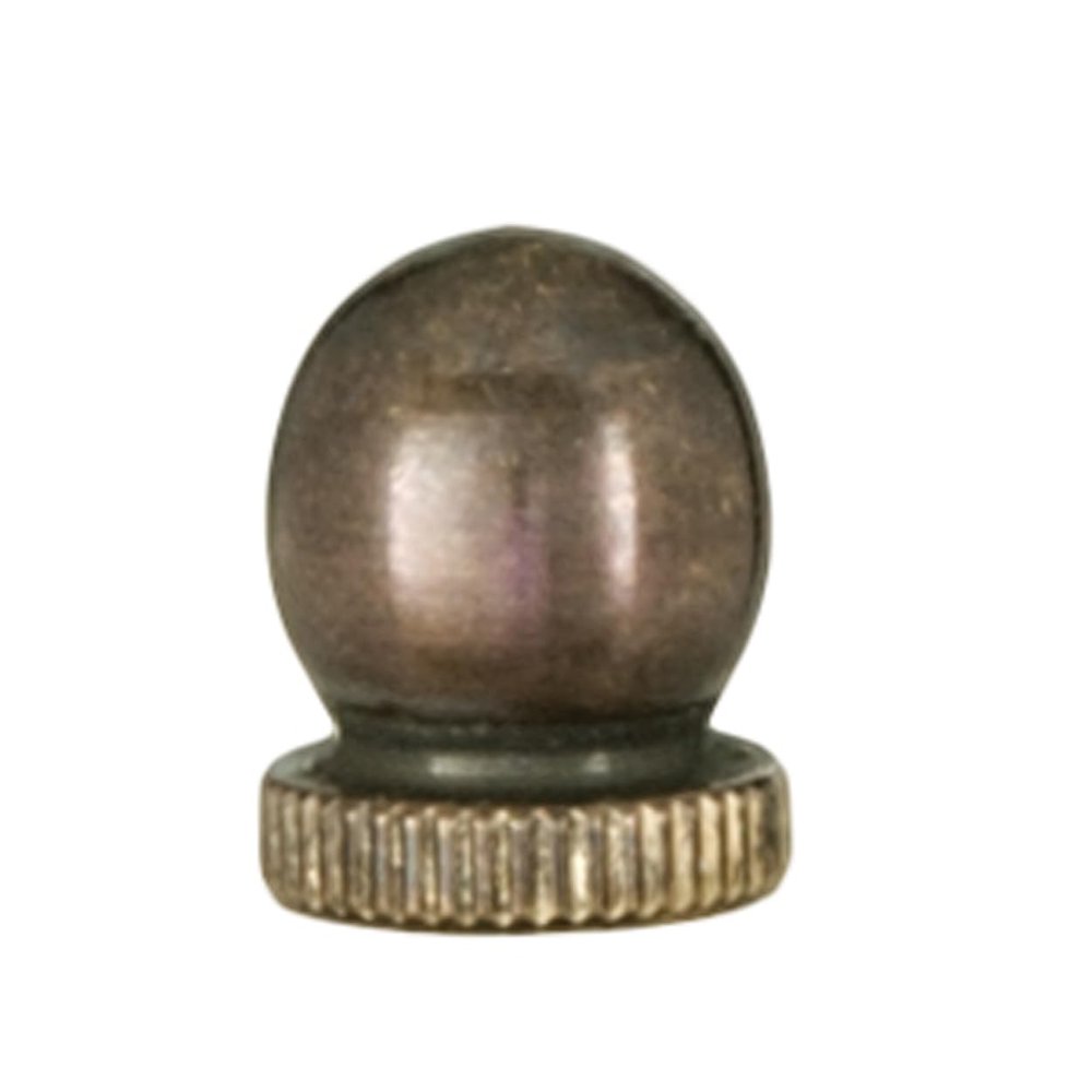 B&P Lamp Small, Antique Bronze Knob Finial, 1/4-27F