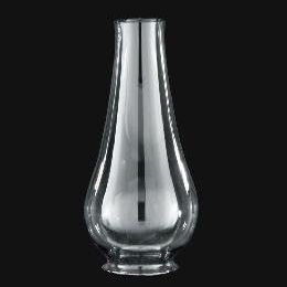 B&P Lamp 2 3/8" X8 1/4" Lip Fitter Clear Glass Chimney