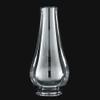 B&P Lamp 2 3/8" X8 1/4" Lip Fitter Clear Glass Chimney view 3