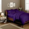 Kanak Bedding Ultra Soft Duvet Cover 100% Egyptian Cotton 500TC Solid (King, Purple) view 1