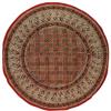 Full Moon Loom Kalamkari Block Print Round Cotton Tablecloth 72" Multi Color view 1