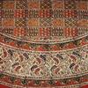 Full Moon Loom Kalamkari Block Print Round Cotton Tablecloth 72" Multi Color view 2