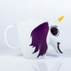 Thumbs Up UK Unicorn Color Changing 10 oz Ceramic Coffee Mug view 3
