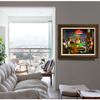 ELITEART-Dogs Playing Poker by Cassius Marcellus Coolidge Oil Painting Reproduction Giclee Wall Art Canvas Prints-Framed Size:22"x26" view 2