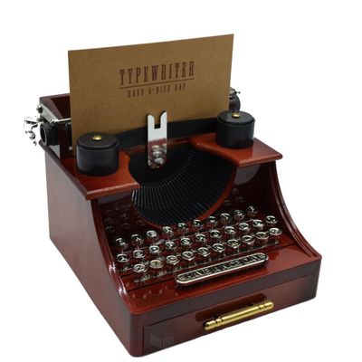 MAYMII Vintage Typewriter Music Box for Home/Office/Study Room Dcor Decoration