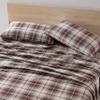 Eddie Bauer - Flannel Sheets King Size, Anti-Pilling & Wrinkle Resistant Cotton, Touchably Soft for All-Season Comfort - Bed Sheets with Matching Pillowcases & Fitted Sheet (Montlake Plaid Red) view 3