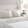 Laura Ashley - Flannel Sheets Full Size, Anti-Pilling & Wrinkle Resistant Cotton, Touchably Soft for All-Season Comfort - Bed Sheets with Matching Pillowcases & Fitted Sheet (Audrey Pink) view 2