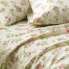 Laura Ashley - Flannel Sheets King Size, Anti-Pilling & Wrinkle Resistant Cotton, Touchably Soft for All-Season Comfort - Bed Sheets with Matching PIllowcases & Fitted Sheet (Audrey Pink) view 3