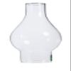 B&P Lamp 3 Inch by 9 1/4 Inch Clear Glass Lamp Chimney with Large Bulge Design for Vintage and Antique Style Globes view 1