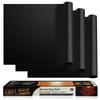 3 Pack Non-Stick Heavy Duty Oven Liners Set for Bottom of Electric Oven by Grill Magic - Thick, Heat Resistant Fiberglass Mat - Easy to Clean, Reduce Spills, Stuck Foods & Clean Up - BPA Free view 1