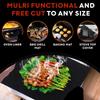 3 Pack Non-Stick Heavy Duty Oven Liners Set for Bottom of Electric Oven by Grill Magic - Thick, Heat Resistant Fiberglass Mat - Easy to Clean, Reduce Spills, Stuck Foods & Clean Up - BPA Free view 2