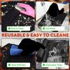 3 Pack Non-Stick Heavy Duty Oven Liners Set for Bottom of Electric Oven by Grill Magic - Thick, Heat Resistant Fiberglass Mat - Easy to Clean, Reduce Spills, Stuck Foods & Clean Up - BPA Free view 4