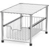 Simple Houseware Chrome Metal Stackable Storage Rack, 16.75 in L x 10.8 in W x 10.25 in H view 1