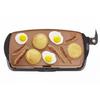 BELLA Electric Ceramic Titanium Griddle, Make 10 Eggs At Once, Healthy-Eco Non-stick Coating, Hassle-Free Clean Up, Large Submersible Cooking Surface, 10.5" x 20", Copper/Black view 1