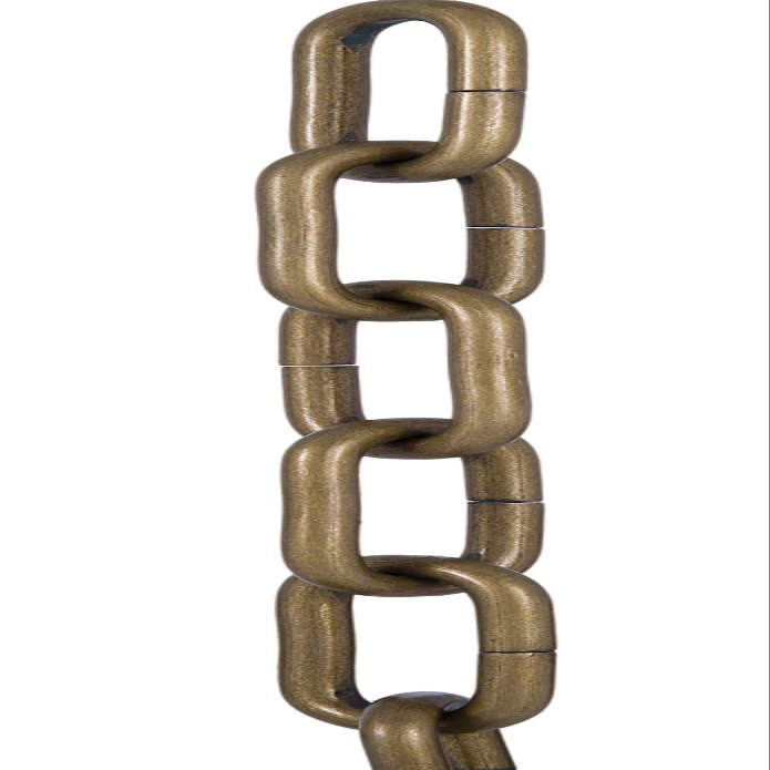 B&P Lamp Antique Brass Finish 0 Gauge Heavy Duty Chain