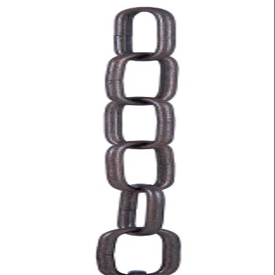 B&P Lamp Antique Bronze 6 Gauge Straight Sided Oval Chain