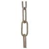 B&P Lamp Antique Bronze 6 Gauge Straight Sided Oval Chain view 2