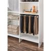 Rev-A-Shelf 30" Pull Out Wire Frame for 9 Pairs of Trouser Pant Rack for Space Saving Home Closet Storage Organization, Chrome, PSC-3014CR view 3