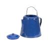 Stansport Enamel Coffee Pot 20 Cup (10348), Blue, 9.25" L x 9.25" W x 9.5" H view 2
