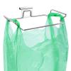 Large Stainless Steel Trash Bag Holder for Kitchen Cabinets Doors and Cupboards, Under Sink Bag Holder, Garbage Bag Holder, Waste Can, Kitchen Trash Cans view 1