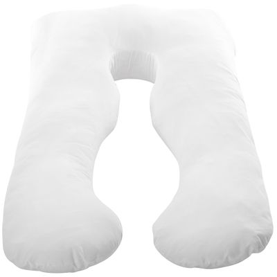 Cheer Collection White Pillowcase for U Shaped Pillow