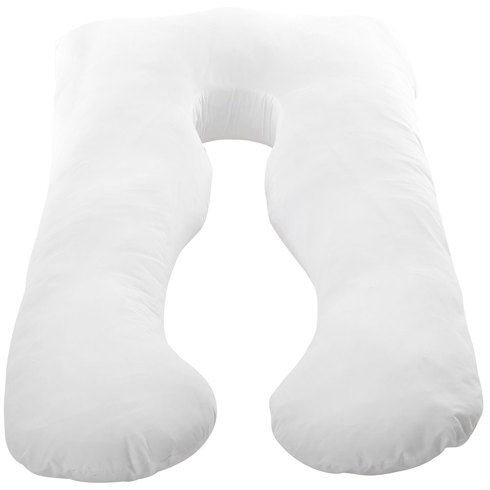 Cheer Collection White Pillowcase for U Shaped Pillow