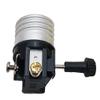 B&P Lamp Nickel Plated Finish Table Lamp Wiring Kit with a 6 Inch Harp and 3-Way Socket view 3