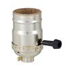 B&P Lamp Brass Plated Finish Table Lamp Wiring Kit with a 9 Inch Harp and 3-Way Socket view 2